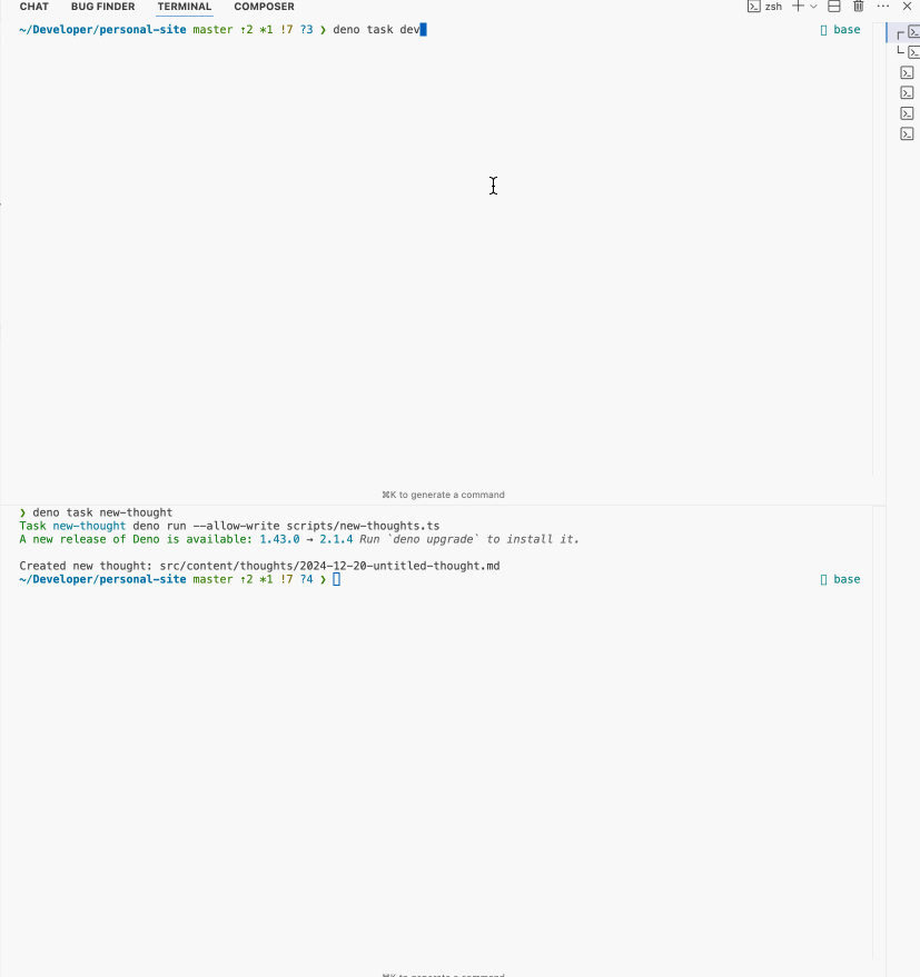 Personal Site Demo